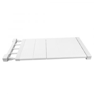 Adjustable Extendable Rack Closet Cupboard Divider Rack Storage Organizer Shelf Easy to install